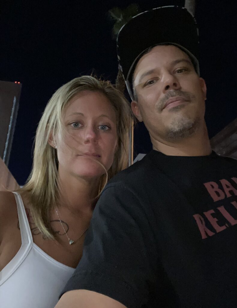 Double Down Mac and his wife Nikki enjoying a night together at Motorcity Casino.