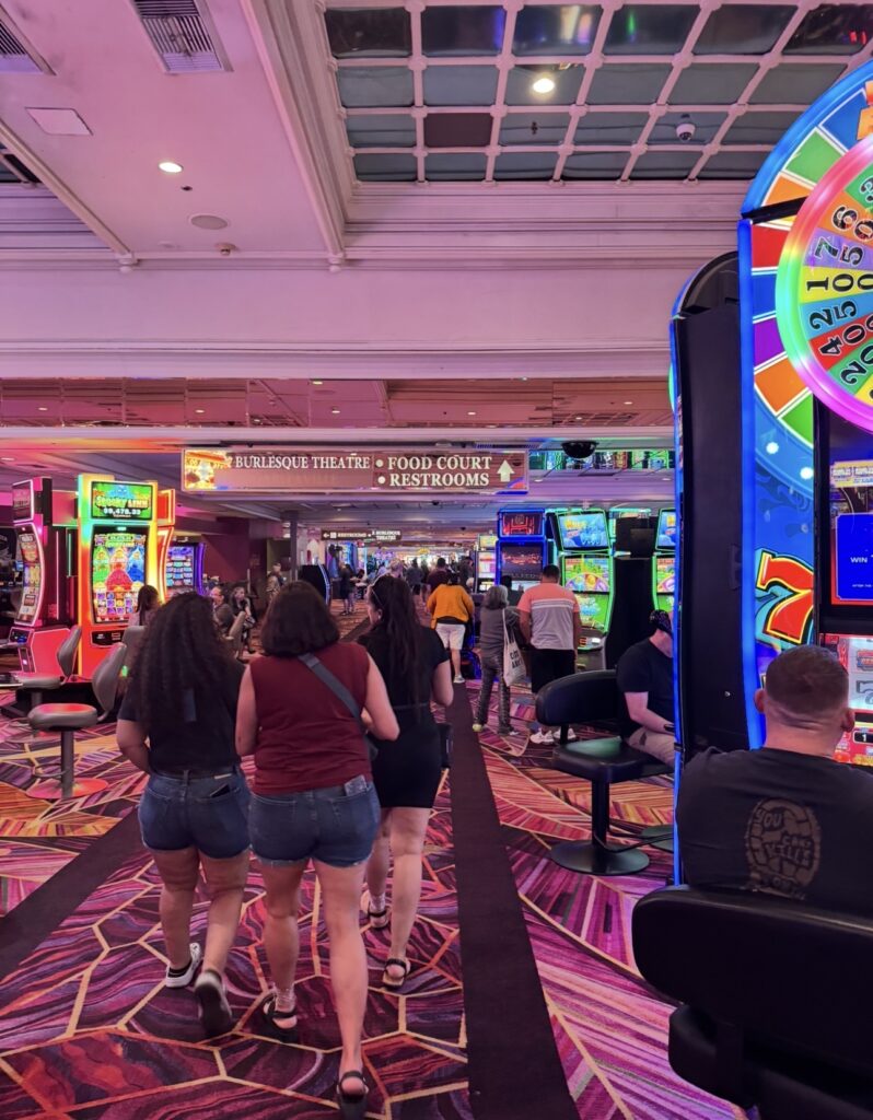 Entrance to the Flamingo food court and casino walkway