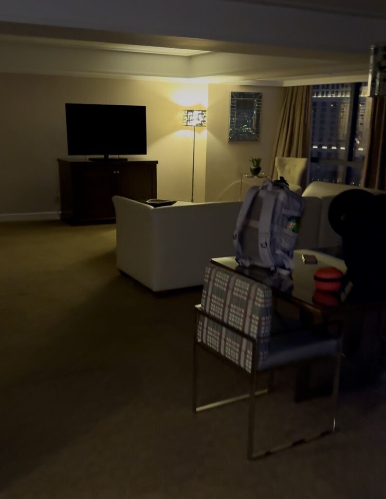 One Bedroom Suite at Flamingo Las Vegas received after asking for a complimentary room upgrade at check-in.