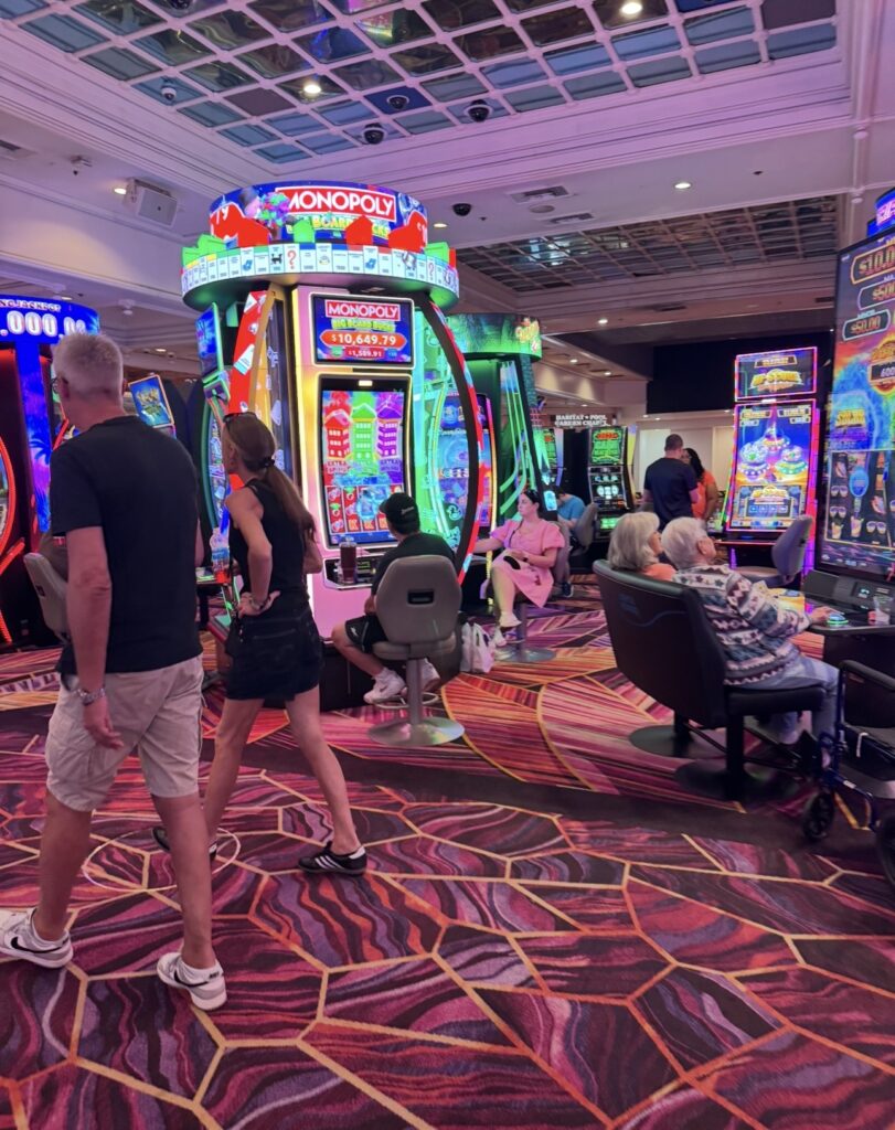 Monopoly slot machine inside Flamingo Las Vegas casino