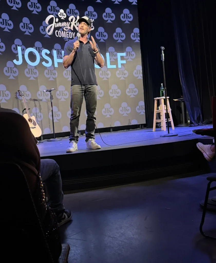 Comedian Josh Wolf performing at Jimmy Kimmel’s Comedy Club in Las Vegas