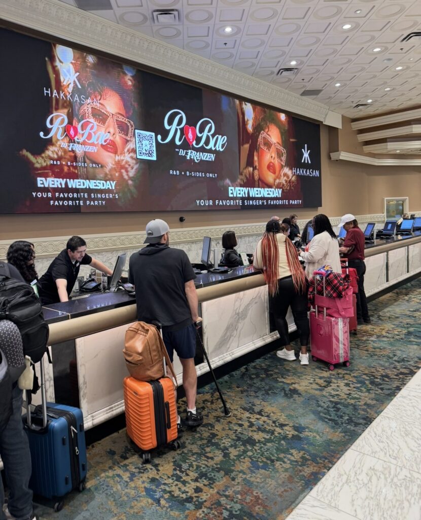 MGM Grand Las Vegas hotel check-in desk