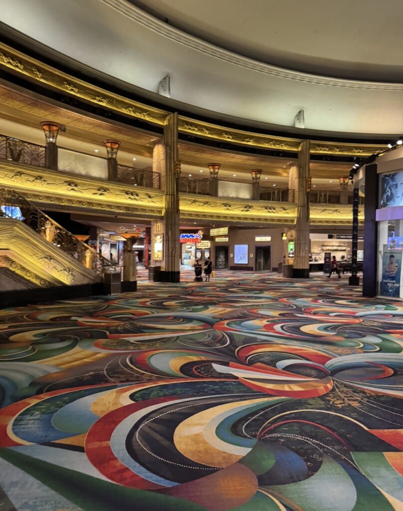 Large interior walkway inside MGM Grand Las Vegas