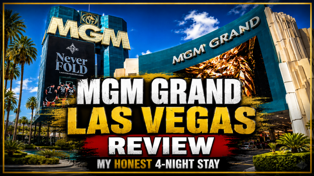 MGM Grand Las Vegas review featuring the resort, pool and casino
