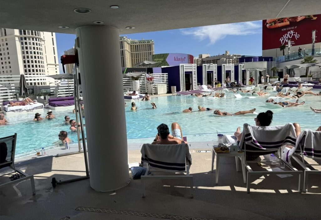 The Cosmopolitan Las Vegas Boulevard Pool during the afternoon